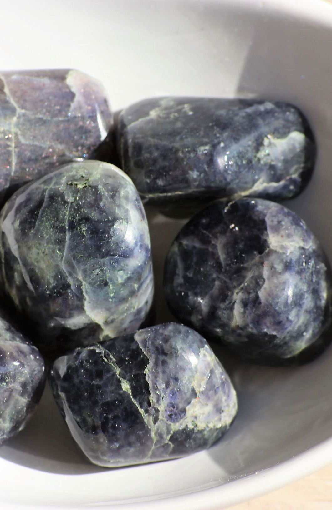 Iolite Tumble Stone